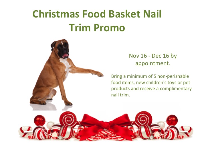 Christmas Food Basket Nail Trim Promo